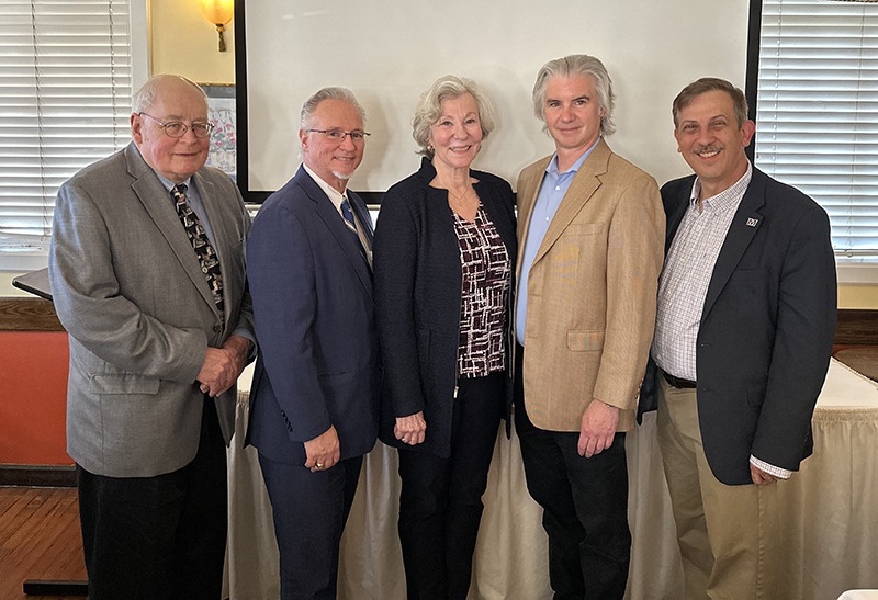 UCHS 2024 Luncheon speakers with UCHS leaders: Veit, Mercantini, Rajoppi, Shallcross, Prescott